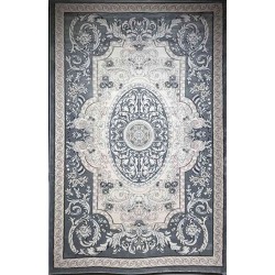 سجاد تركي ياسمين نقش فرنسي 9051A رصاصي مقاس 200*300