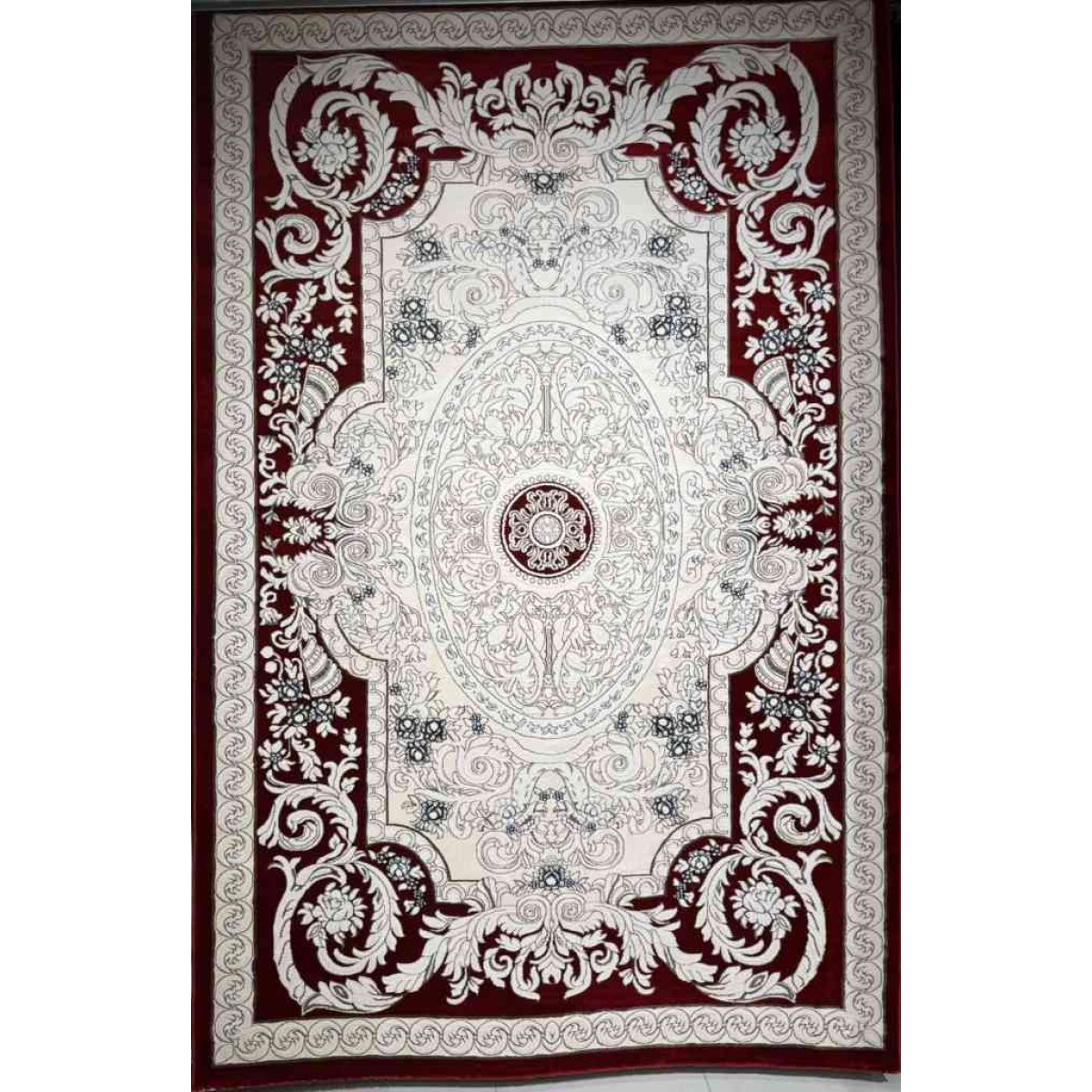 سجاد تركي ياسمين نقش فرنسي 9051A احمر مقاس 300*400