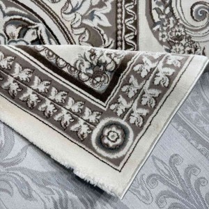 سجاد تركي ياسمين نقش فرنسي 9052A بيج مقاس 400*500