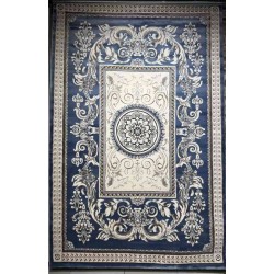 سجاد تركي ياسمين نقش فرنسي 9052A سماوي مقاس 80*150
