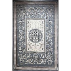 سجاد تركي ياسمين نقش فرنسي 9052A رصاصي مقاس 400*500