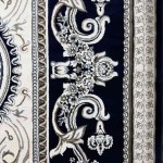 سجاد تركي ياسمين نقش فرنسي 9052A كحلي مقاس 250*350