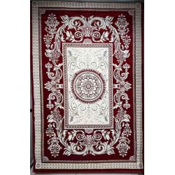 سجاد تركي ياسمين نقش فرنسي 9052A احمر مقاس 400*500