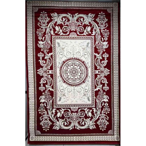 سجاد تركي ياسمين نقش فرنسي 9052A احمر مقاس 300*400