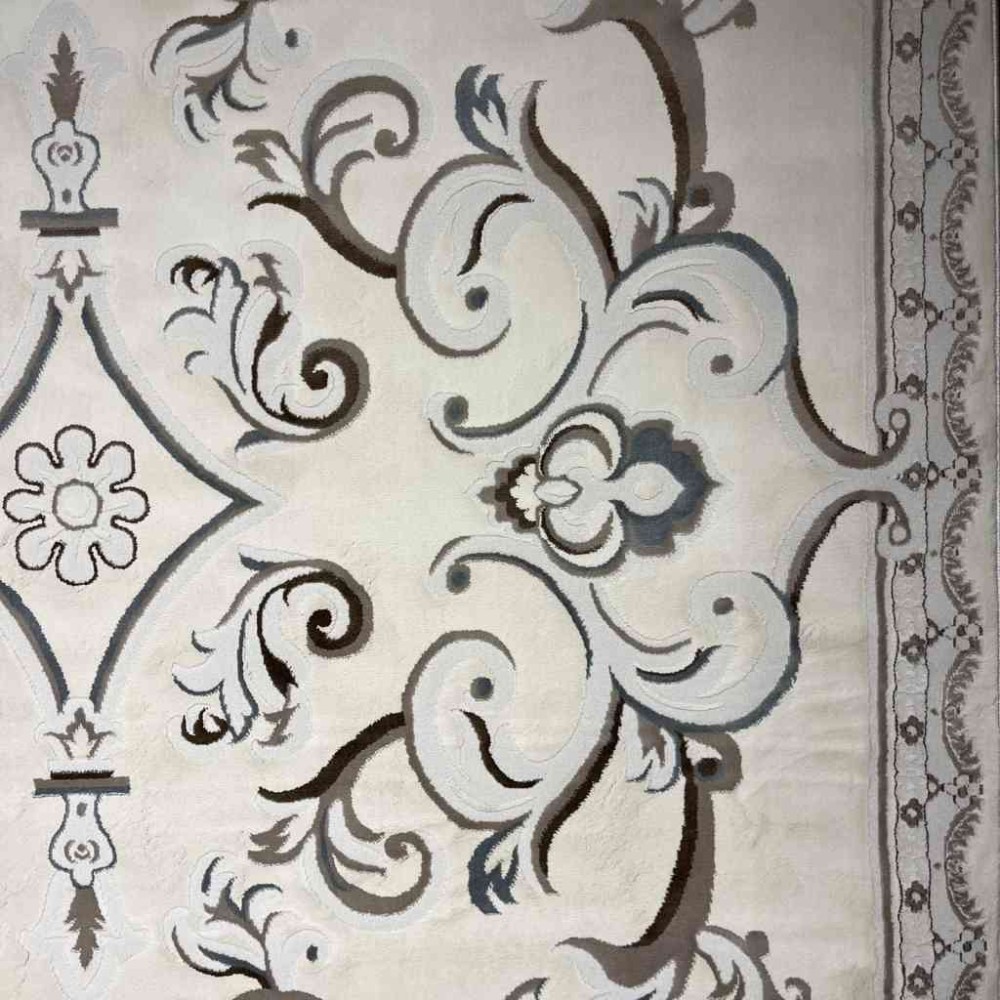 سجاد تركي ياسمين 9053A بيج مقاس 150*220