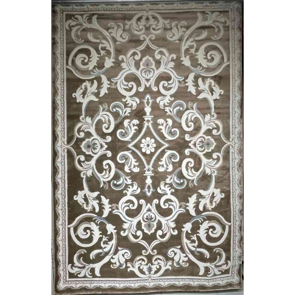 سجاد تركي ياسمين 9053A بني مقاس 400*500