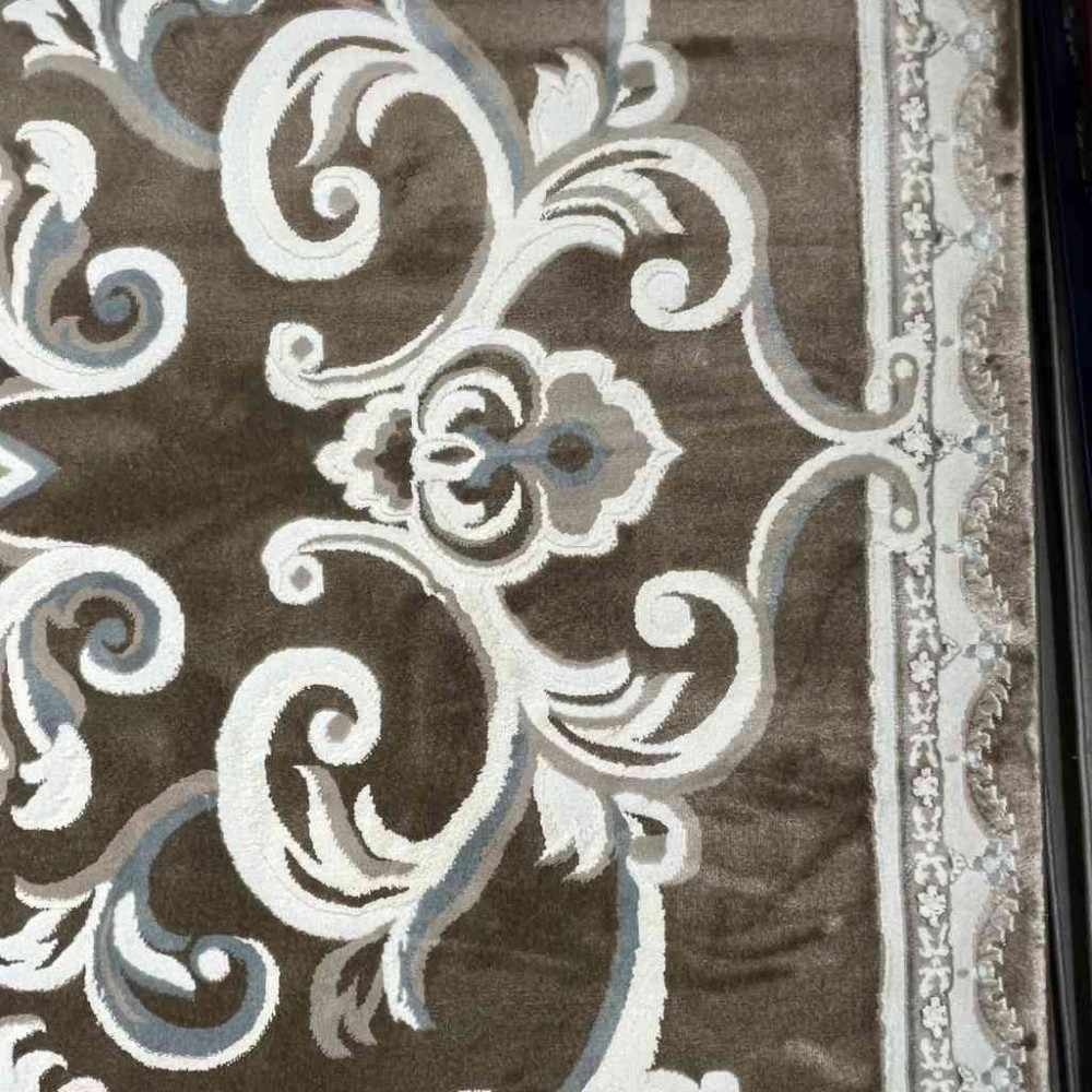 سجاد تركي ياسمين 9053A بني مقاس 400*500