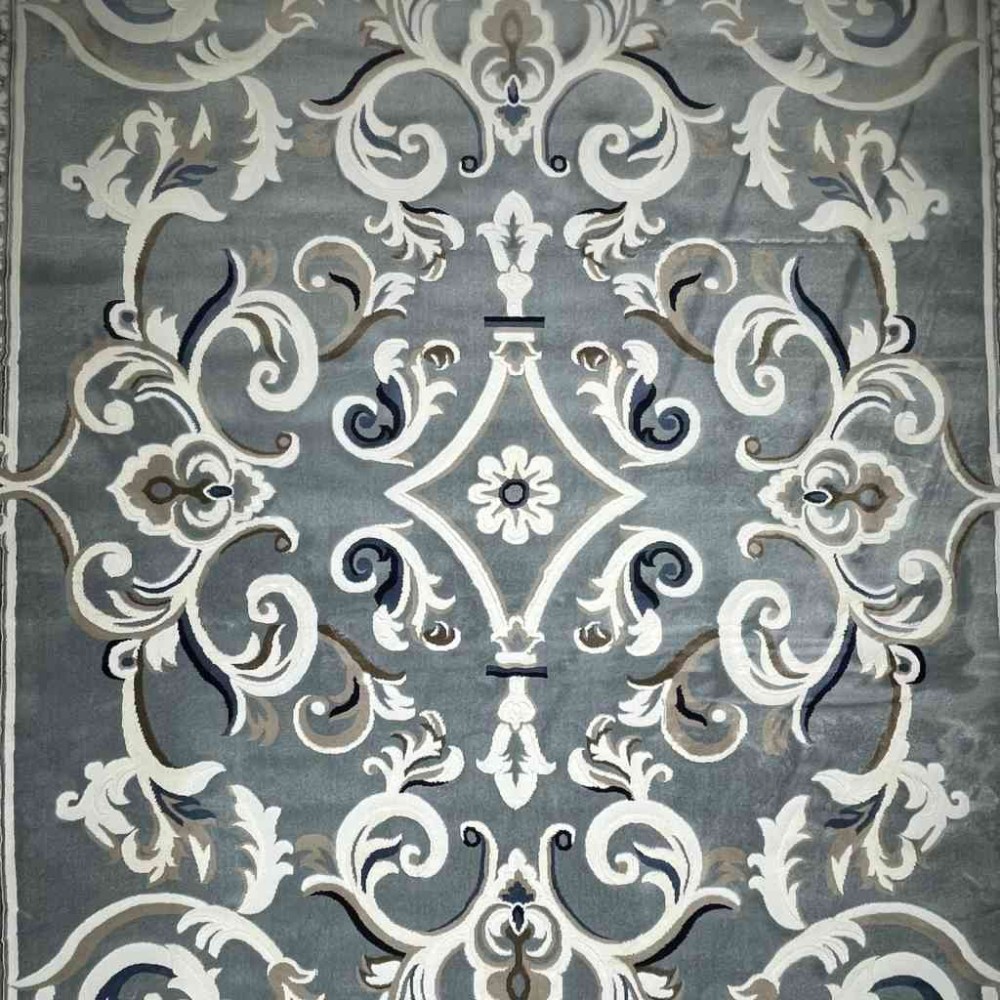 سجاد تركي ياسمين 9053A رصاصي مقاس 50*80