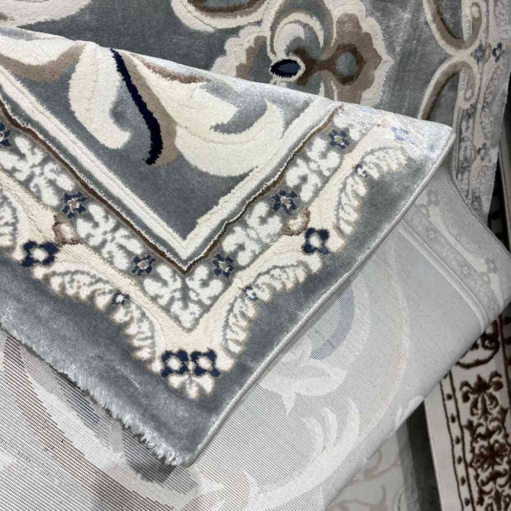 سجاد تركي ياسمين 9053A رصاصي مقاس 50*80