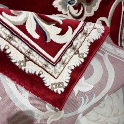سجاد تركي ياسمين 9053A احمر مقاس 50*80