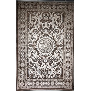 سجاد تركي ياسمين 9073A بني مقاس 300*400