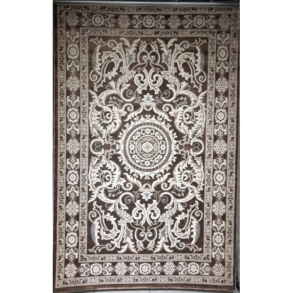 سجاد تركي ياسمين 9073A بني مقاس 150*220