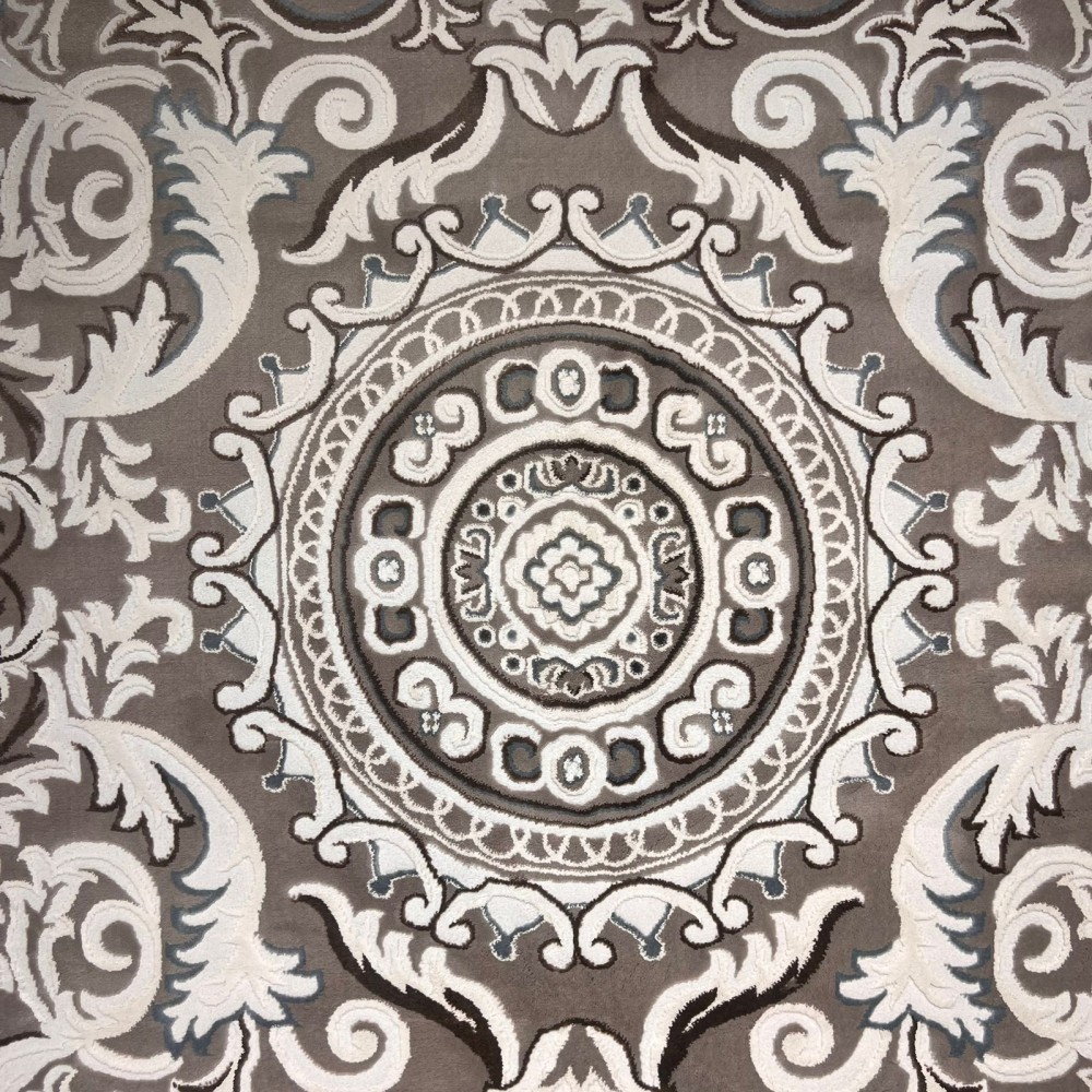 سجاد تركي ياسمين 9073A بيج غامق مقاس 50*80