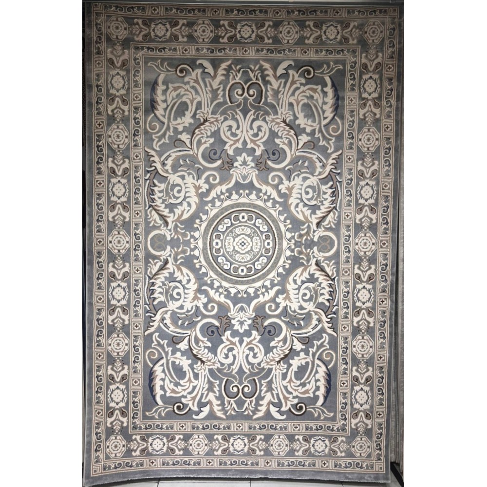 سجاد تركي ياسمين 9073A رصاصي مقاس 50*80