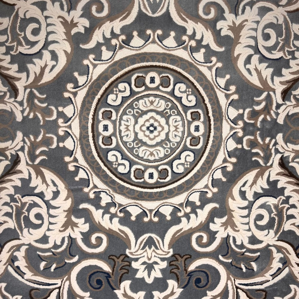 سجاد تركي ياسمين 9073A رصاصي مقاس 50*80