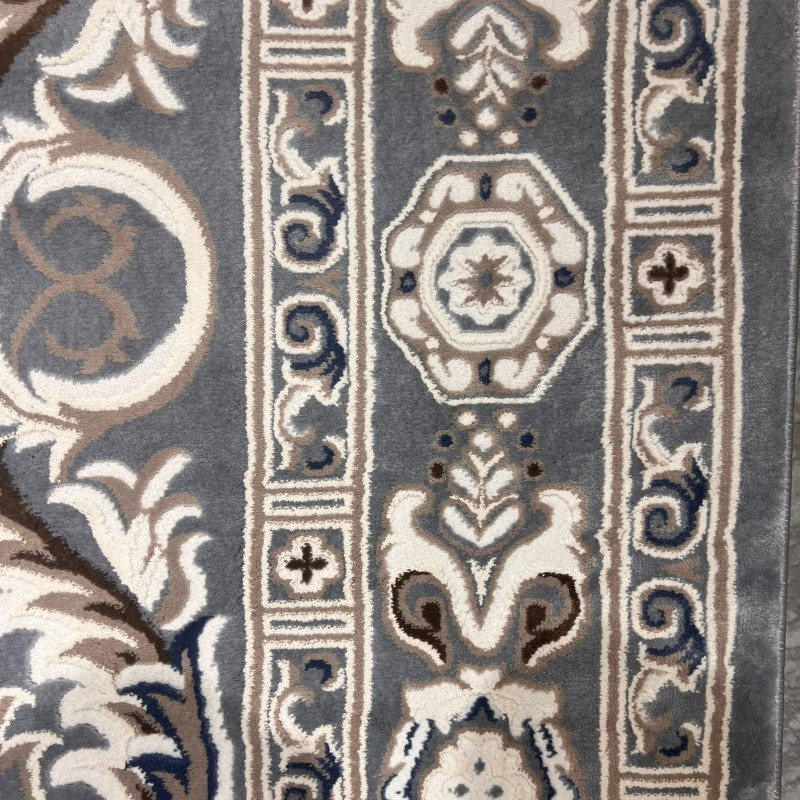 سجاد تركي ياسمين 9073A رصاصي مقاس 150*220