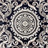 سجاد تركي ياسمين 9073A كحلي مقاس 100*300