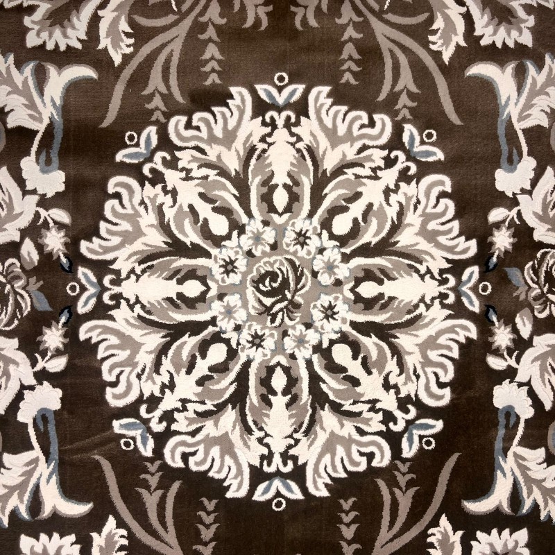 سجاد تركي ياسمين 9074A بني مقاس 50*80