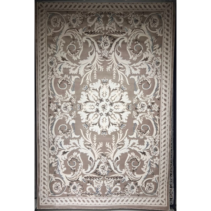 سجاد تركي ياسمين 9074A بيج غامق مقاس 300*400