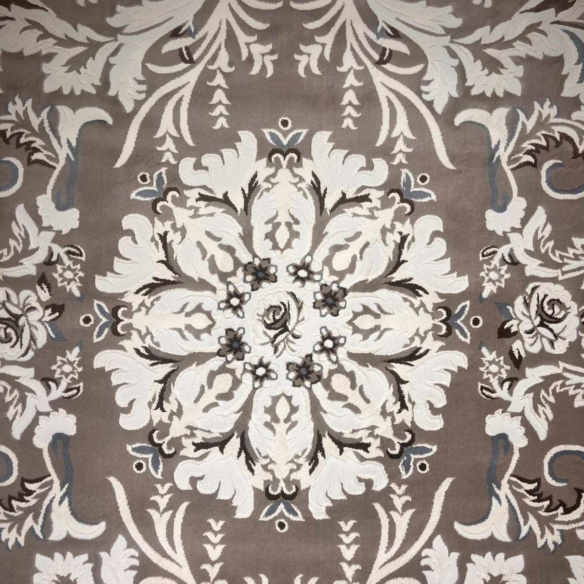 سجاد تركي ياسمين 9074A بيج غامق مقاس 300*400