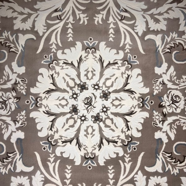 سجاد تركي ياسمين 9074A بيج غامق مقاس 300*400