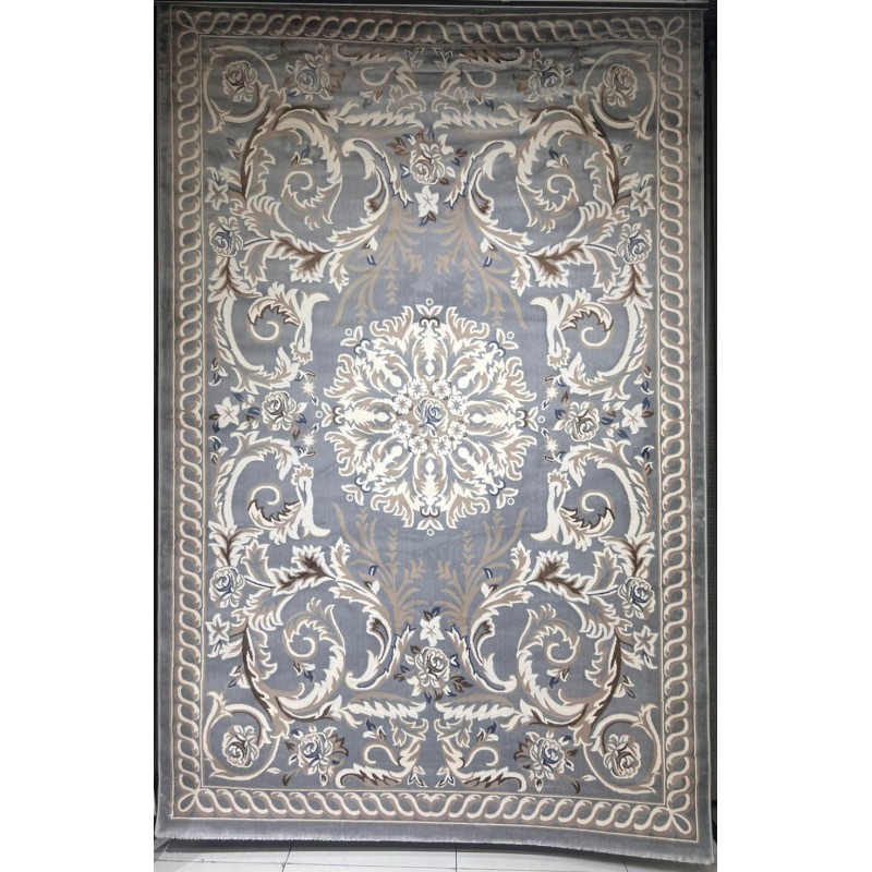 سجاد تركي ياسمين 9074A رصاصي مقاس 400*500