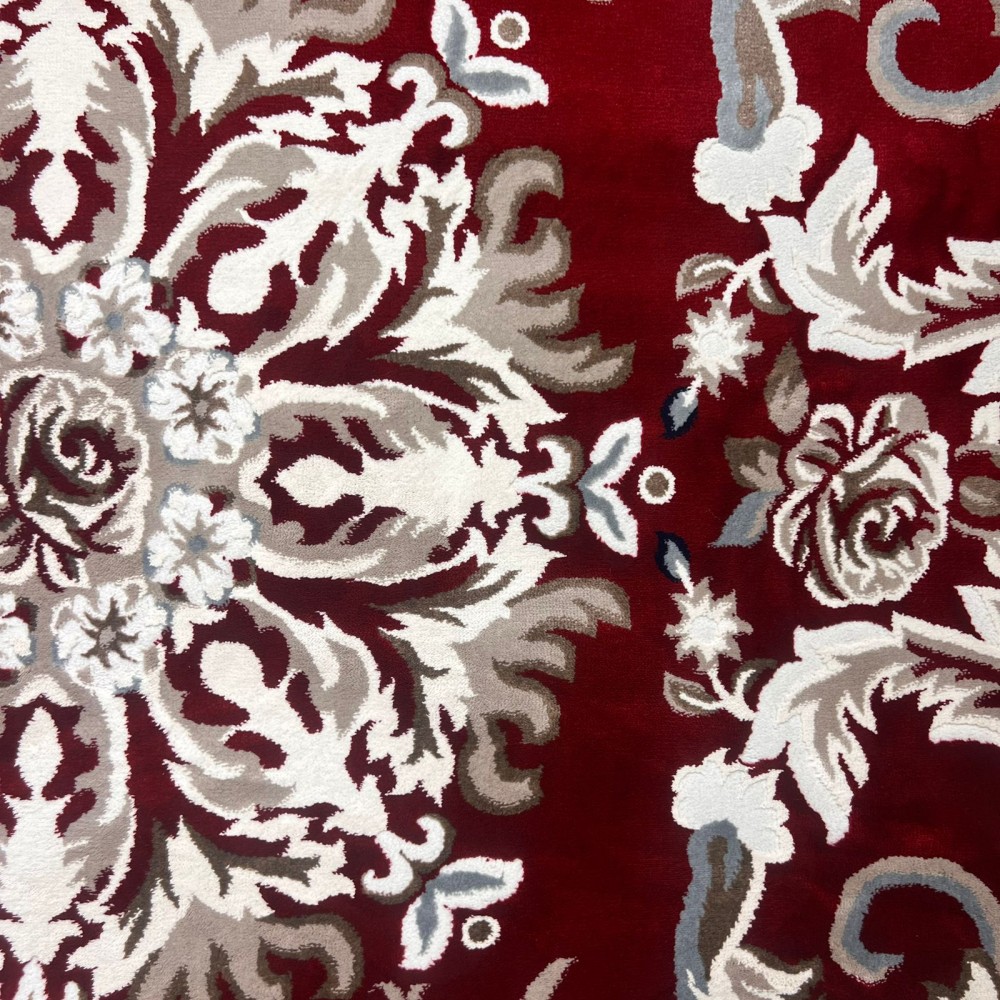 سجاد تركي ياسمين 9074A احمر مقاس 50*80