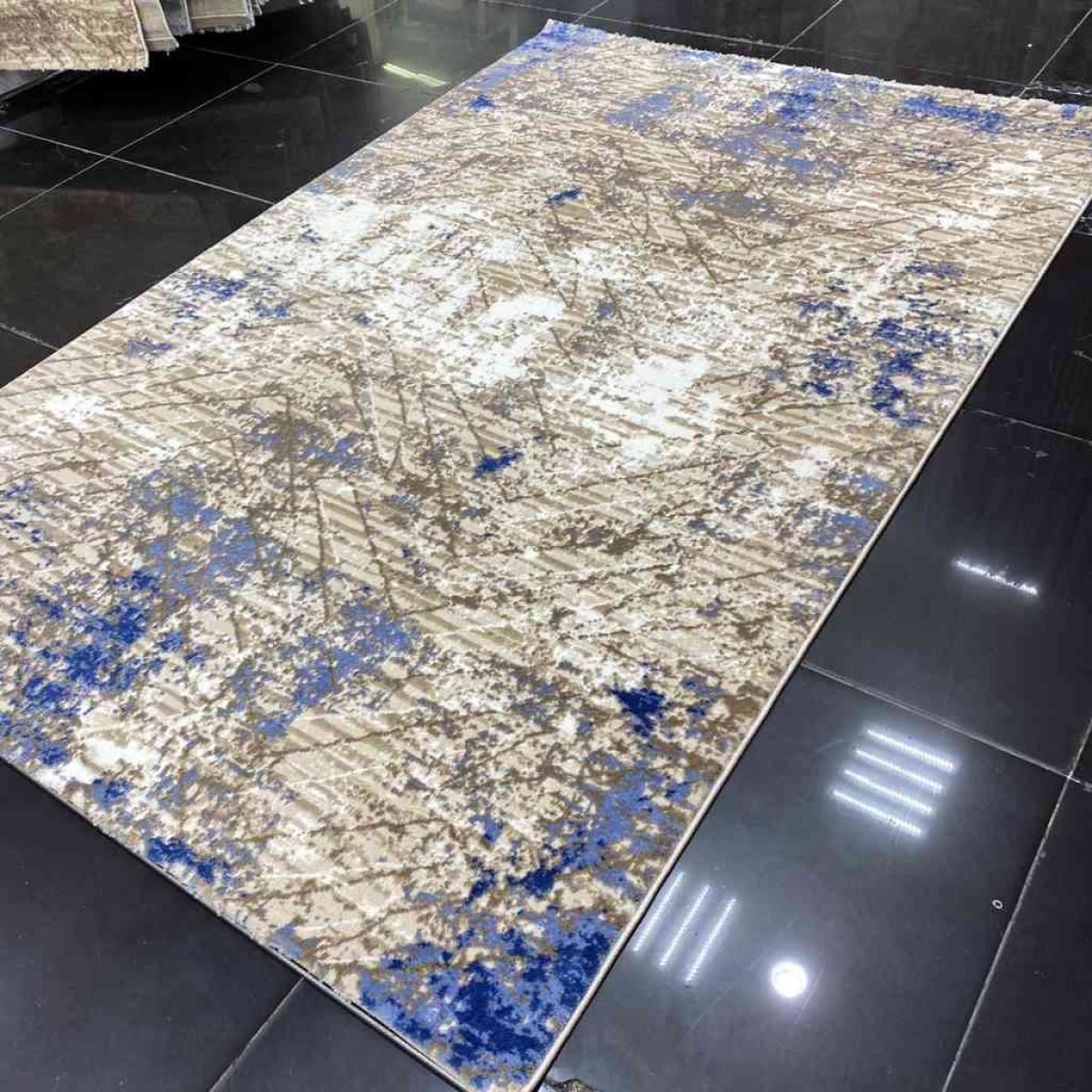 سجاد ميراج بلغاري 107 بيج  ازرق