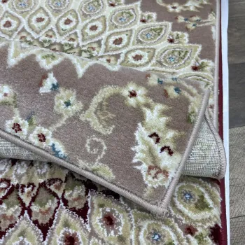 موكيت تركي كلاسيك مشجر سيف V421A بني