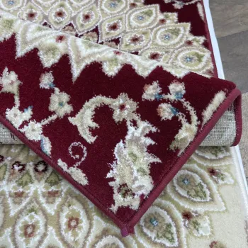 موكيت تركي كلاسيك مشجر سيف V421A احمر