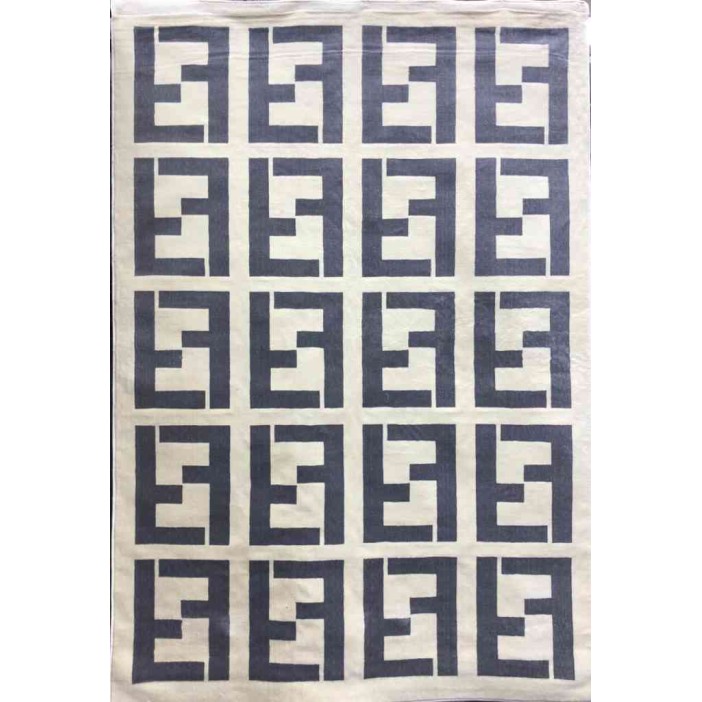 سجاد ماركات فندي ابيض و رصاصي