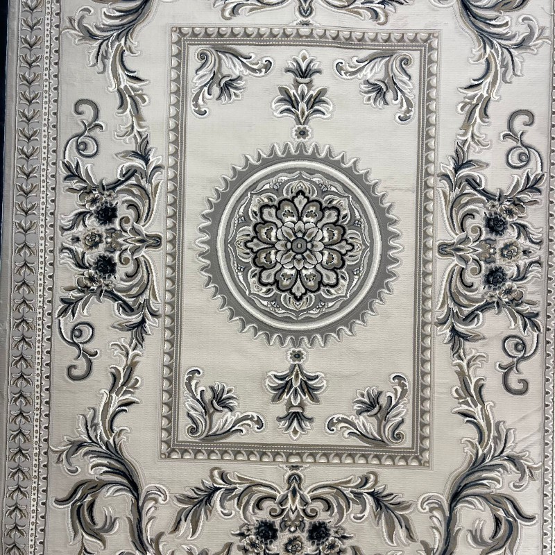 سجاد تركي نقش فرنسي باريس 32125B بيج فاتح مقاس 250*350