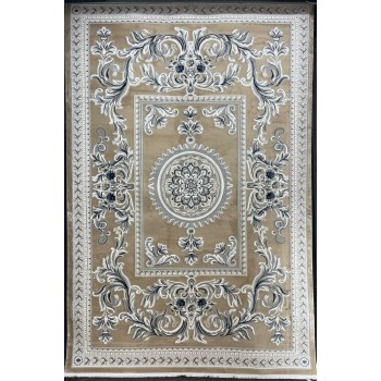 سجاد تركي نقش فرنسي باريس 32125B بيج مقاس 50*80
