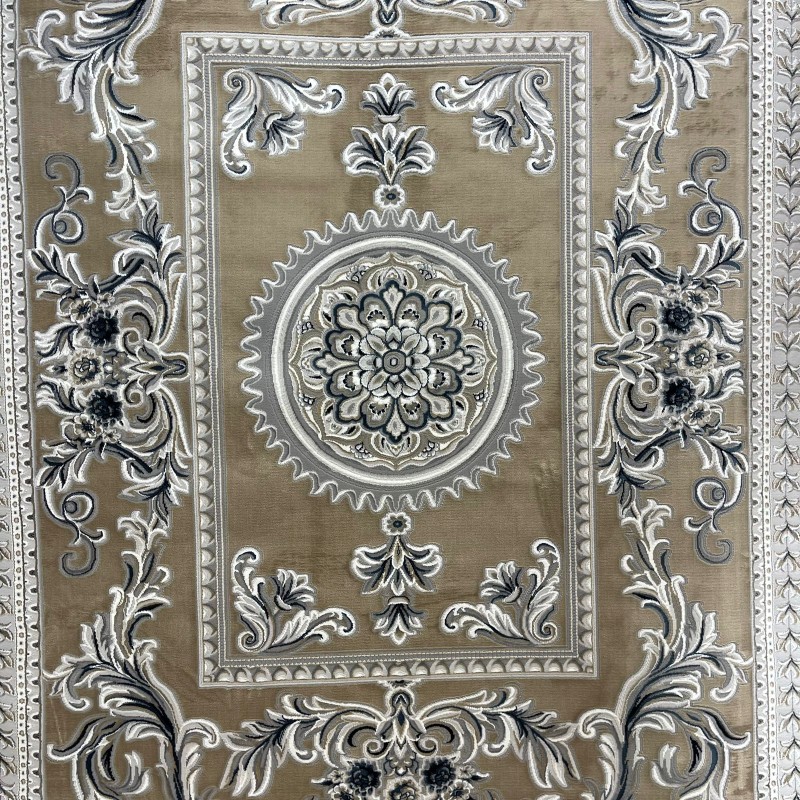 سجاد تركي نقش فرنسي باريس 32125B بيج مقاس 150*230