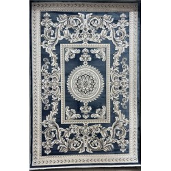 سجاد تركي نقش فرنسي باريس 32125B سماوي مقاس 50*80