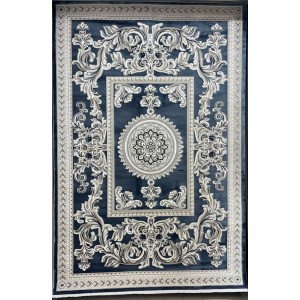 سجاد تركي نقش فرنسي باريس 32125B سماوي مقاس 150*230