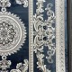 سجاد تركي نقش فرنسي باريس 32125B سماوي مقاس 50*80