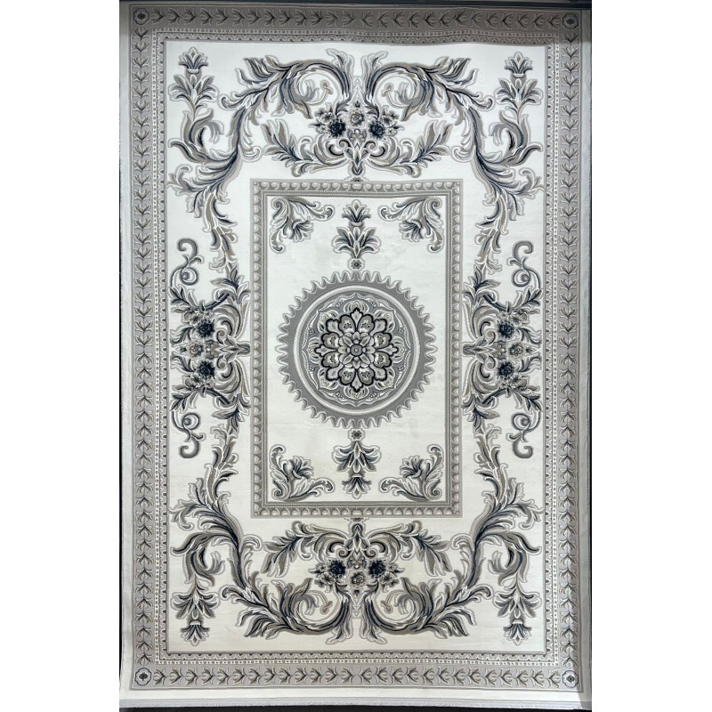 سجاد تركي نقش فرنسي باريس 32125B كريم مقاس 250*350