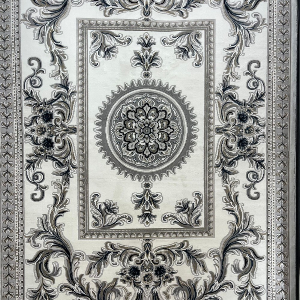 سجاد تركي نقش فرنسي باريس 32125B كريم مقاس 250*350