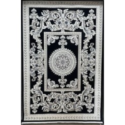 سجاد تركي نقش فرنسي باريس 32125B كحلي مقاس 50*80