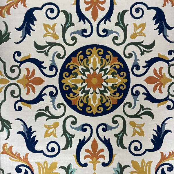 سجاد يدوي الهبه تصميم كوري HR18A كريم كحلي مقاس 250*350