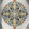 سجاد يدوي الهبه تصميم كوري HR19A كريم كحلي مقاس 200*300