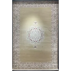 سجاد اصفهان تركي كلاسيك E506B بيج مقاس 50*80