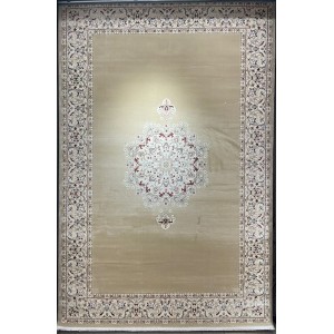 سجاد اصفهان تركي كلاسيك E506B بيج مقاس 400*700