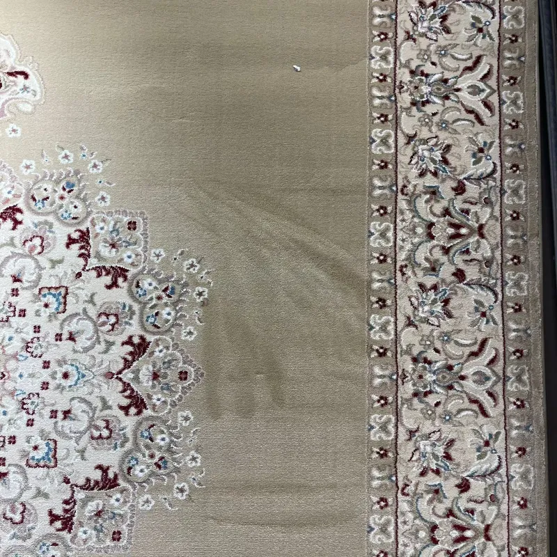 سجاد اصفهان تركي كلاسيك E506B بيج مقاس  100*400