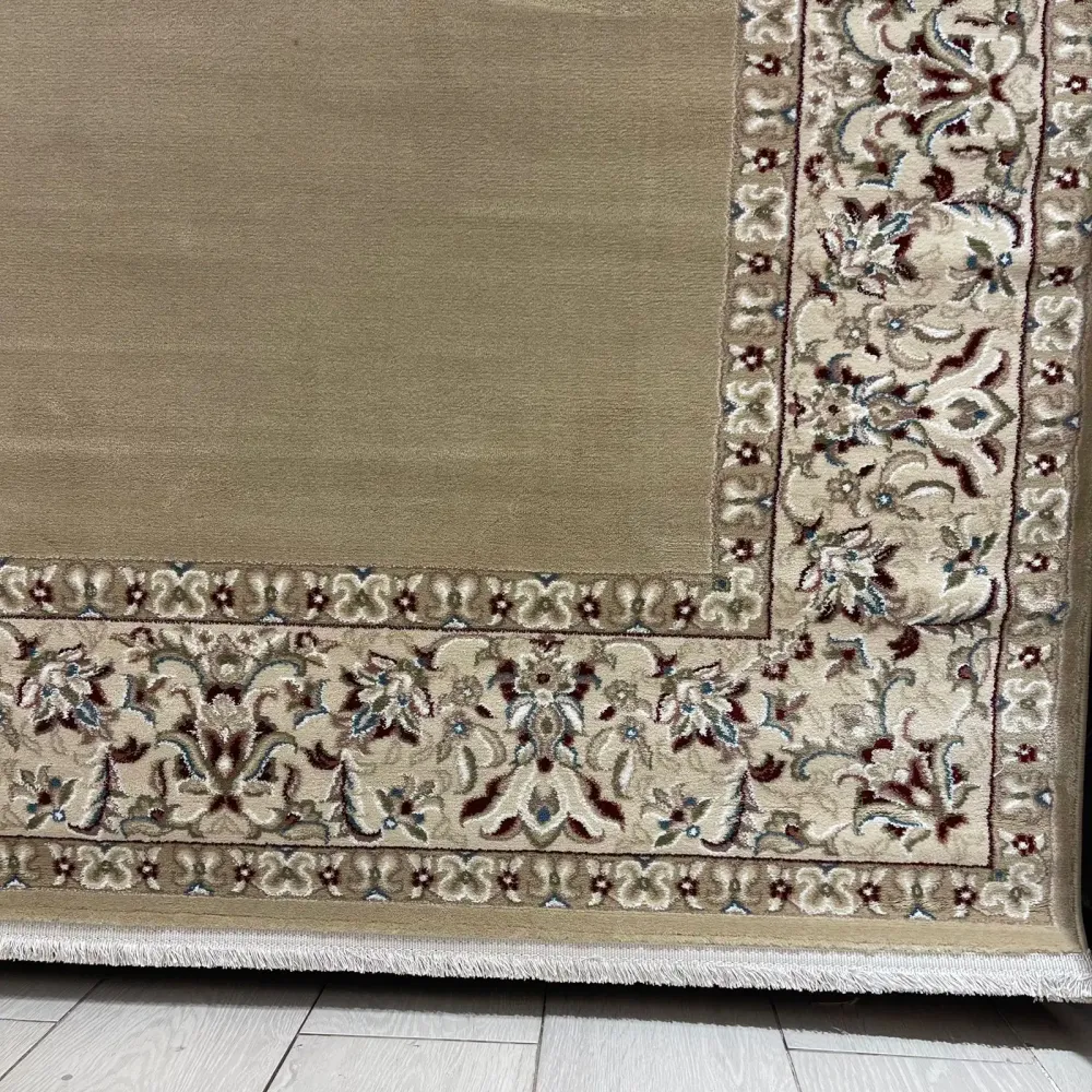 سجاد اصفهان تركي كلاسيك E506B بيج مقاس 50*80