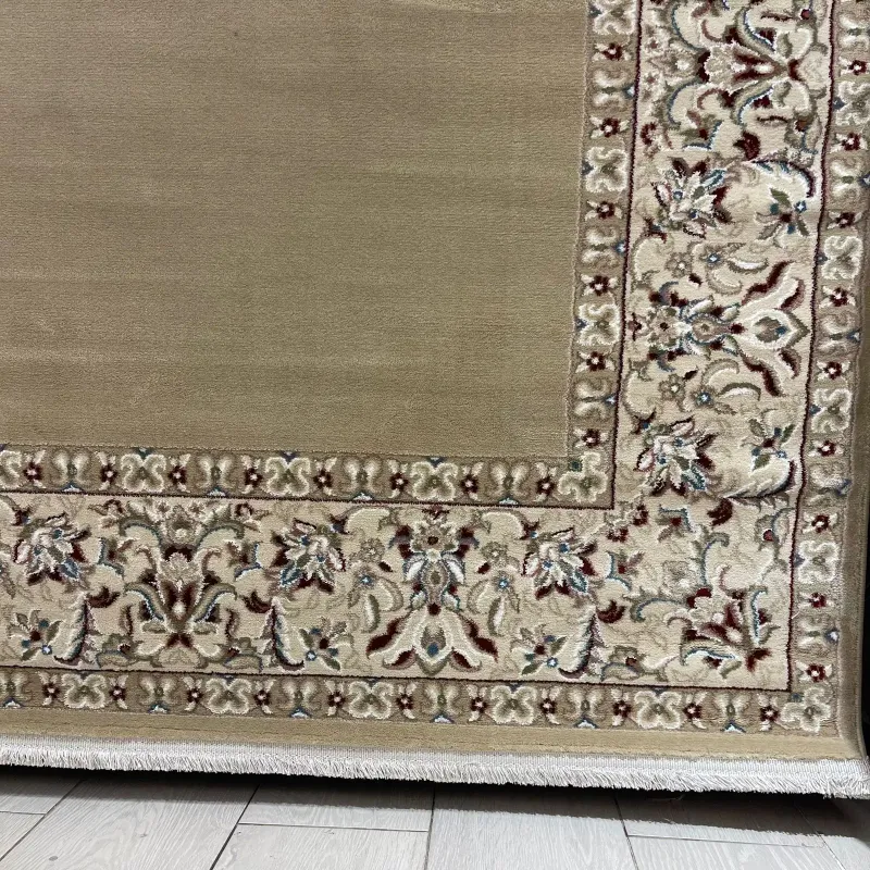 سجاد اصفهان تركي كلاسيك E506B بيج مقاس  100*400
