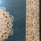 سجاد اصفهان تركي كلاسيك E506B سماوي مقاس 50*80 - اصفهان سجاد تركي كلاسيك