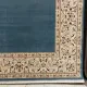 سجاد اصفهان تركي كلاسيك E506B سماوي مقاس 50*80 - اصفهان سجاد تركي كلاسيك