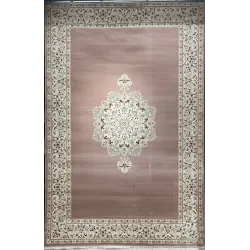 سجاد اصفهان تركي كلاسيك E506B بني مقاس 400*800